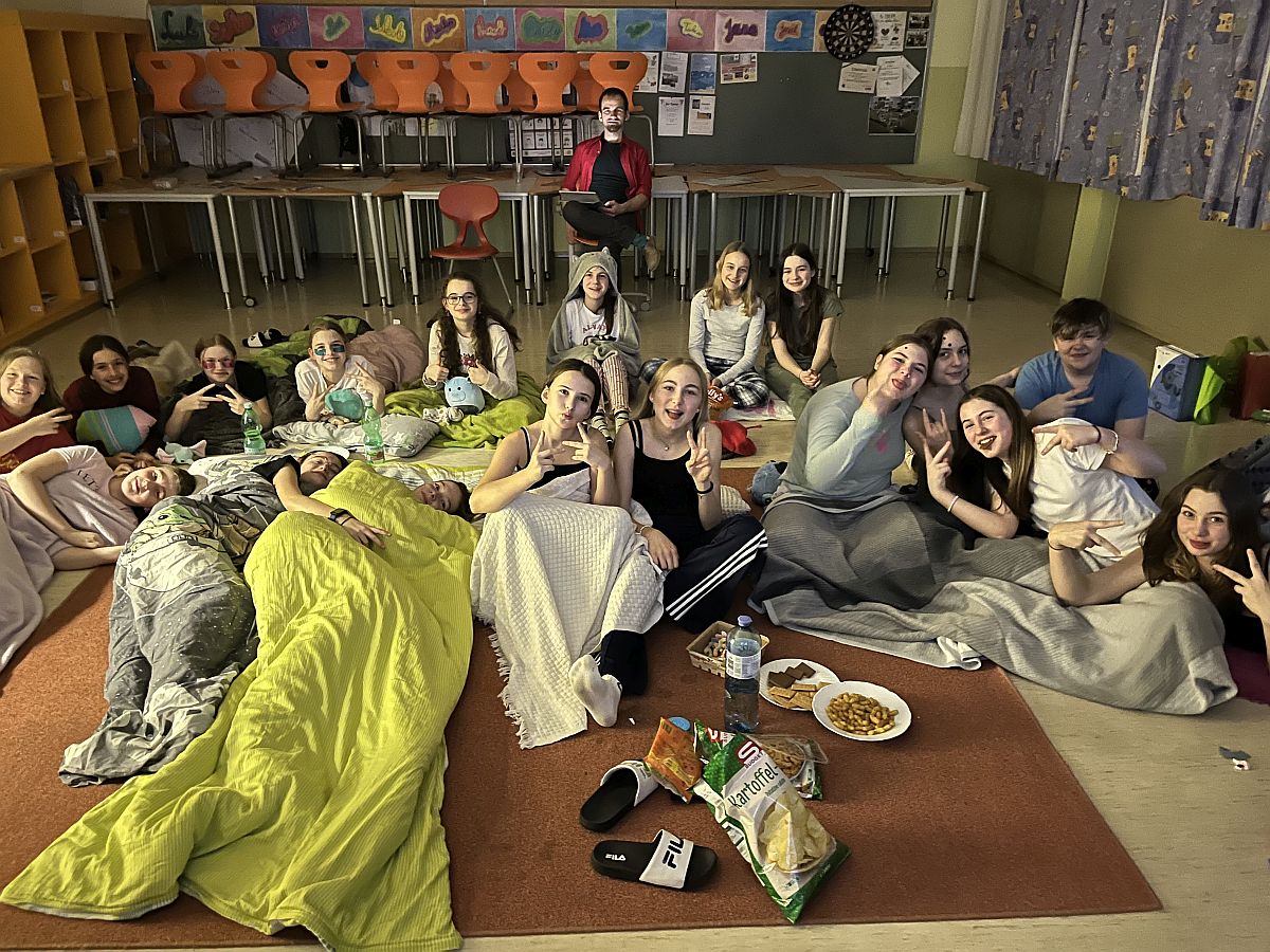 Eine Nacht in der Schule