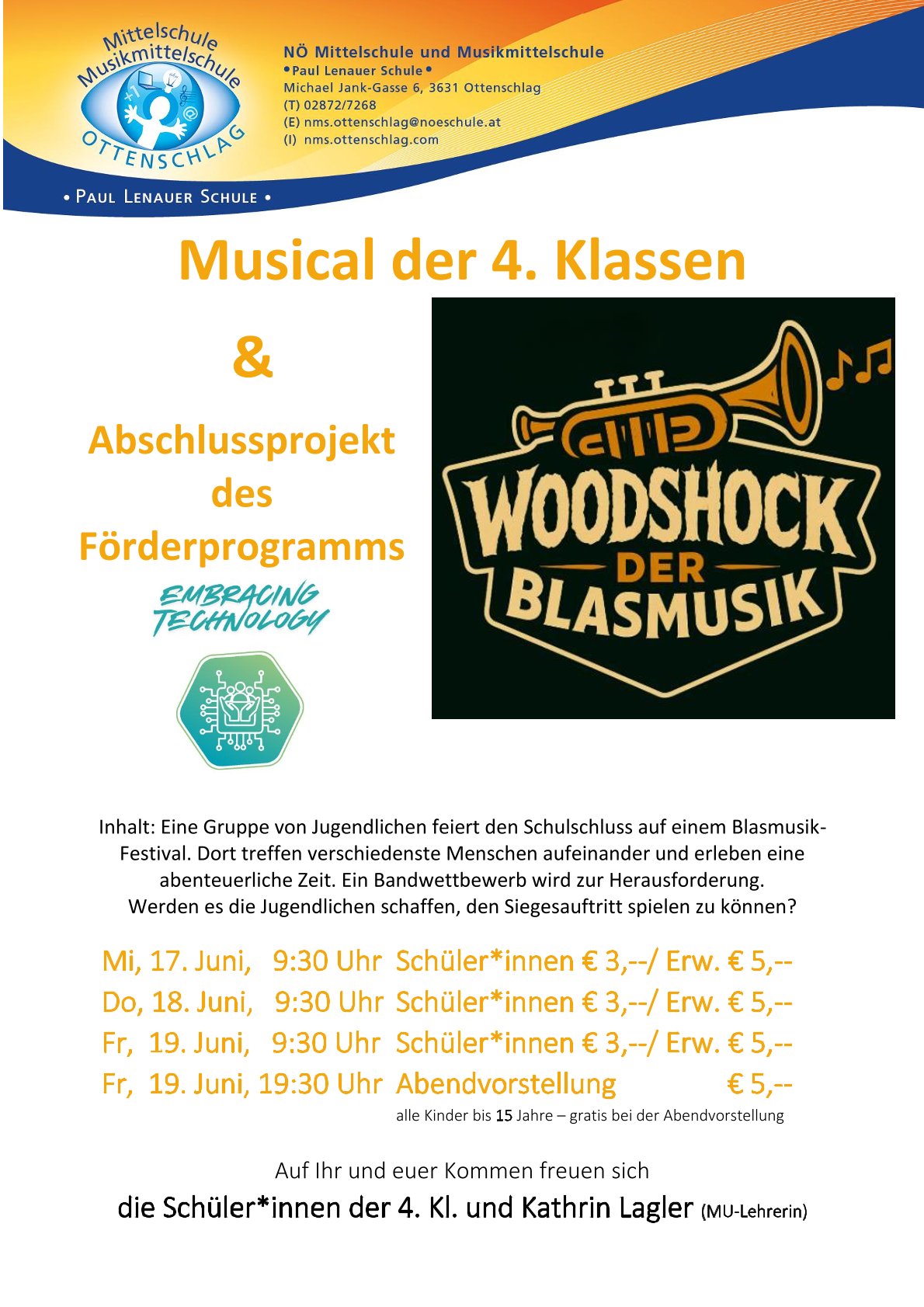 „WOODSHOCK der Blasmusik“