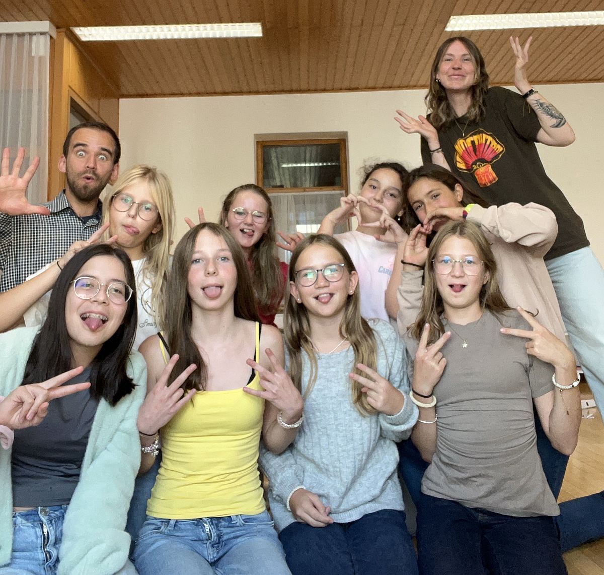 Ausbildung der neuen Peer-Schulmediatorinnen